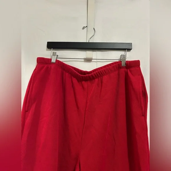 Bechamel - Women’s Vibrant Red Pull-On Pants - Picture 6 of 11